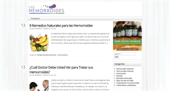 Desktop Screenshot of lashemorroides.com