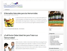 Tablet Screenshot of lashemorroides.com